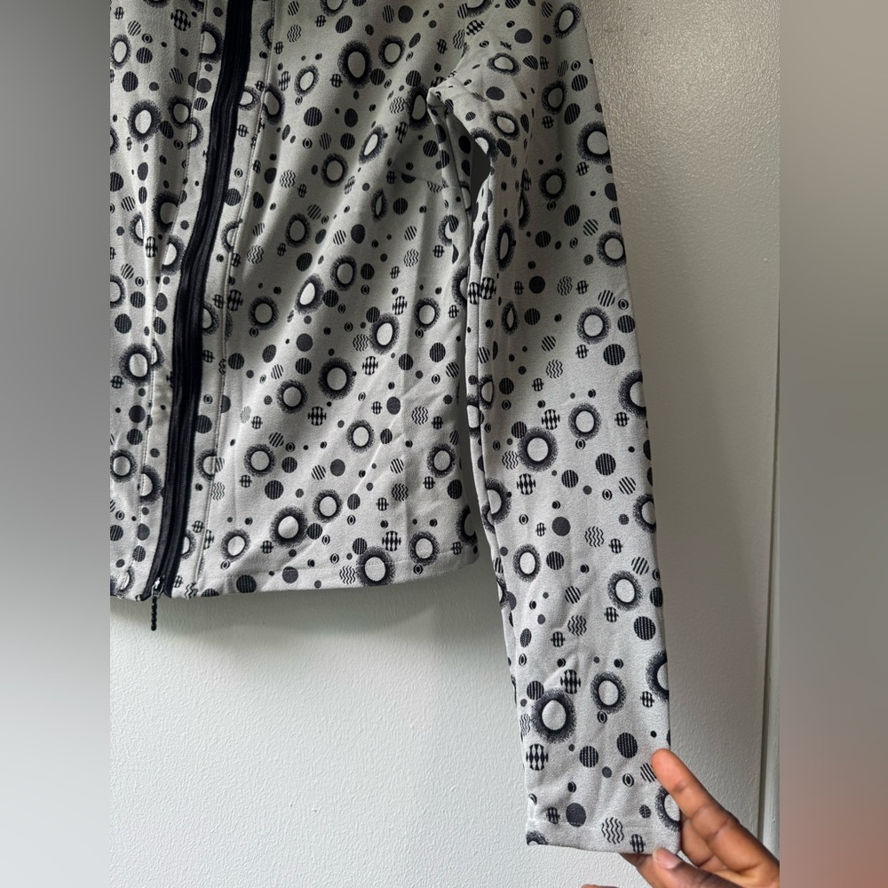Alberto Makali Gray and Black Full Zipper Shirt - Picture 10 of 10